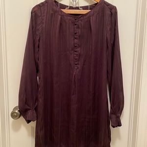 Dark purple sheer Vero Moda tunic top